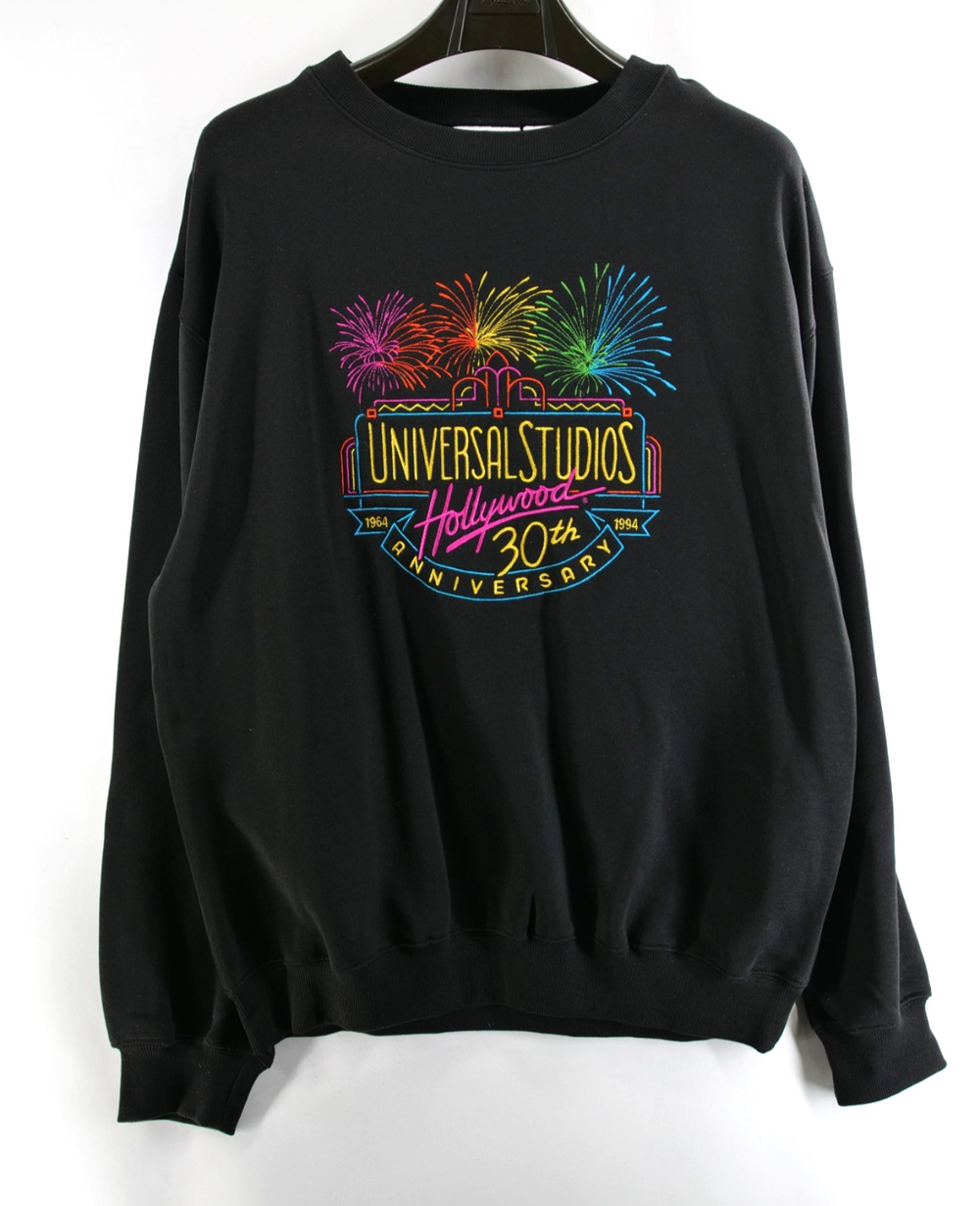 Vtg 90s Universal Studios Hollywood Sweatshirt Size L 30th Anniversary 1994